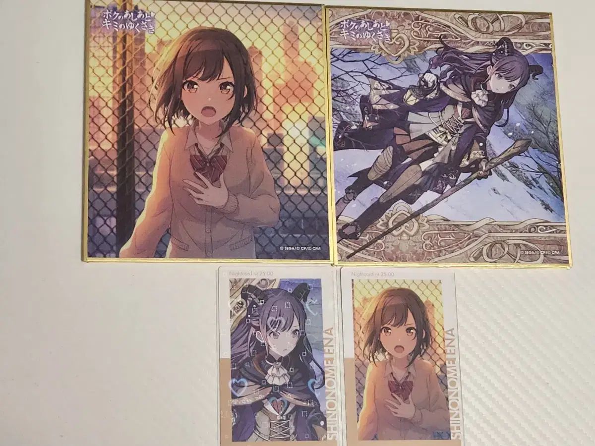 【雷市場（ポンジャン）商品韓国直送】プロジェクトセカイ(プロセカ) 東雲 東雲 絵名 低い ビジュアル色紙 ePickカード 出品 グッズ プロジェクトセカイ：カラフルステージ！(プロセカ) 25時