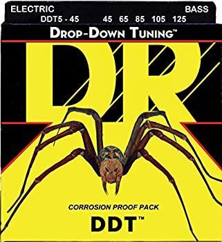 -非常に良い DR ベース弦 5弦 DROP-DOWN TUNING ステンレス .045-.125 DDT5-45