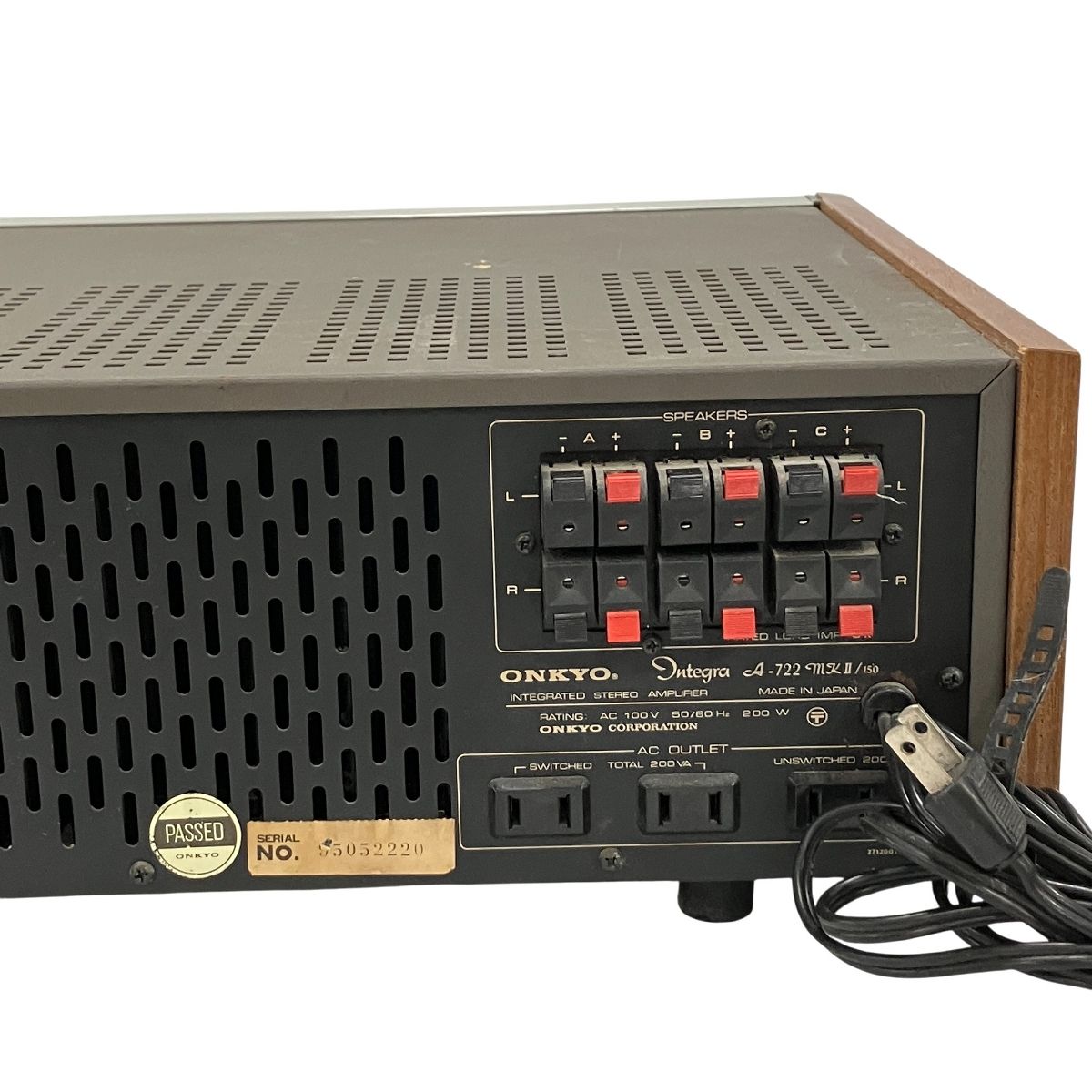 ONKYO A-722MKII|150 アンプ 音響機材 オーディオ オンキョー ジャンク H10513122 WWW_SMP1DAWEKUDUS_SCH_ID