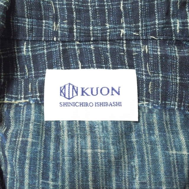 新品 KUON クオン 21SS 日本製 BORO HAWAIIAN SHIRTS 襤褸ハワイアン