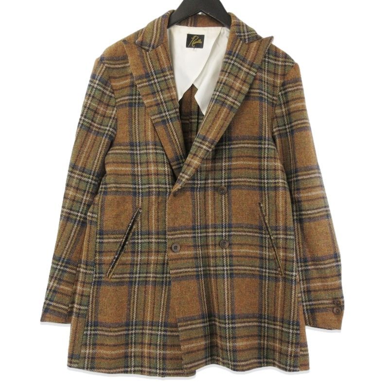 Needles ブラウン ストライプ ジャケット Needles ブラウン ストライプ ジャケット