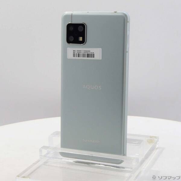 中古品〕 AQUOS sense5G 64GB オリーブシルバー SH-M17 楽天 SIM