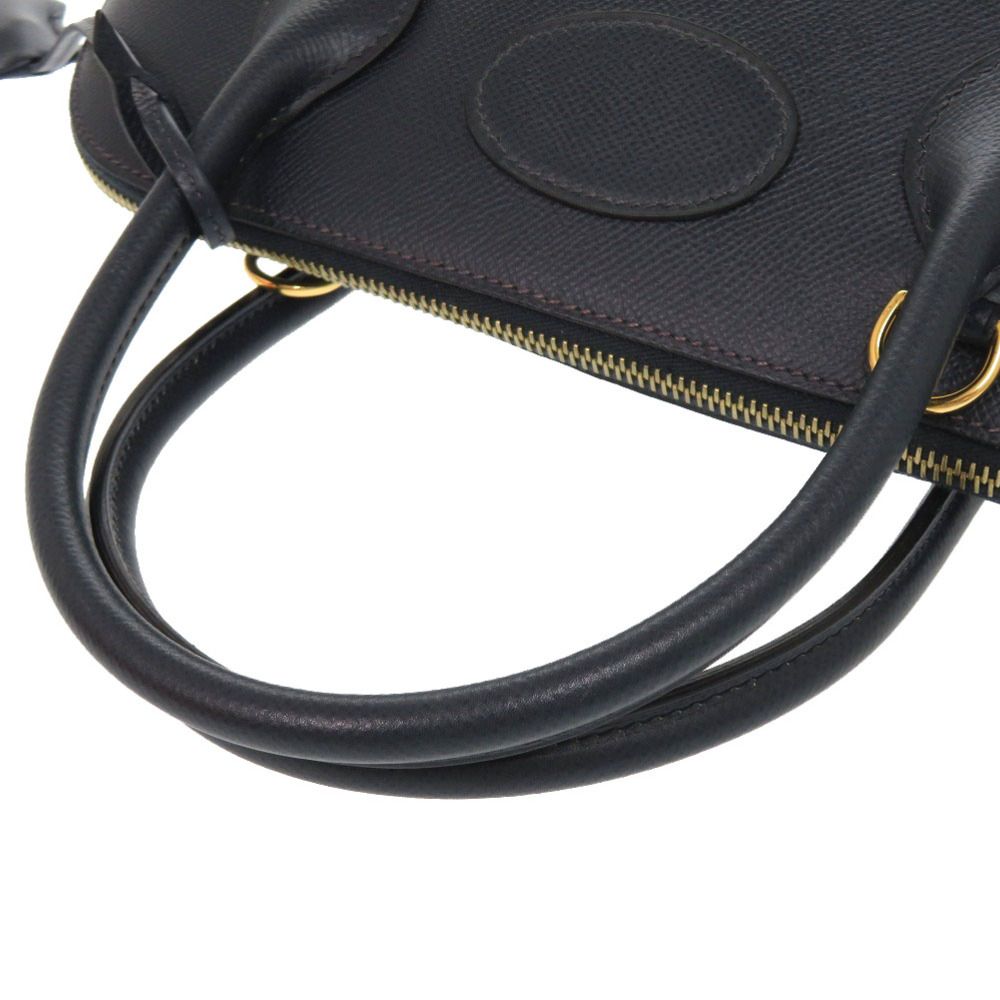 美品 エルメス ボリード31 クシュベル ネイビー ゴールド金具 美品 エルメス ボリード31 クシュベル ネイビー ゴールド金具