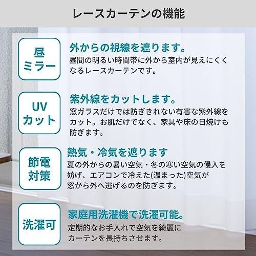 ユニベール セットカーテン(レースカーテン付き)1級遮光 防炎 節電