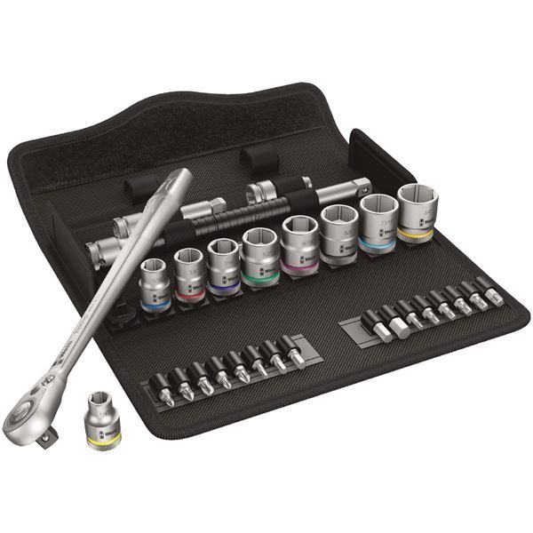 WERA ヴェラ 差込角3|8DR 29点組 サイクロップラチェット ソケットレンチ セット 004051 工具 ツール DIY 作業工具 道具 レンチ