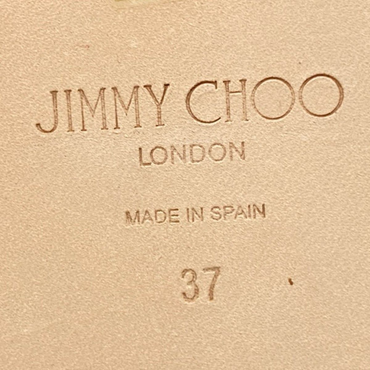 JIMMY CHOO ジミーチュウ サンダル 37 レディース - シルバー レザー KIN-KAAI_COM