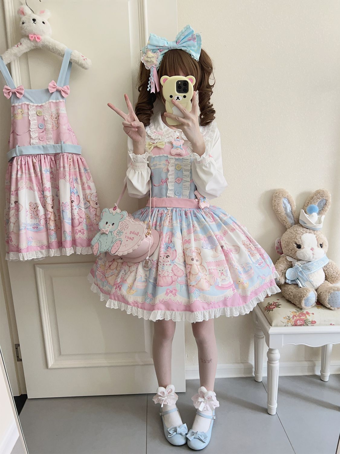 単品 バックリボン付き