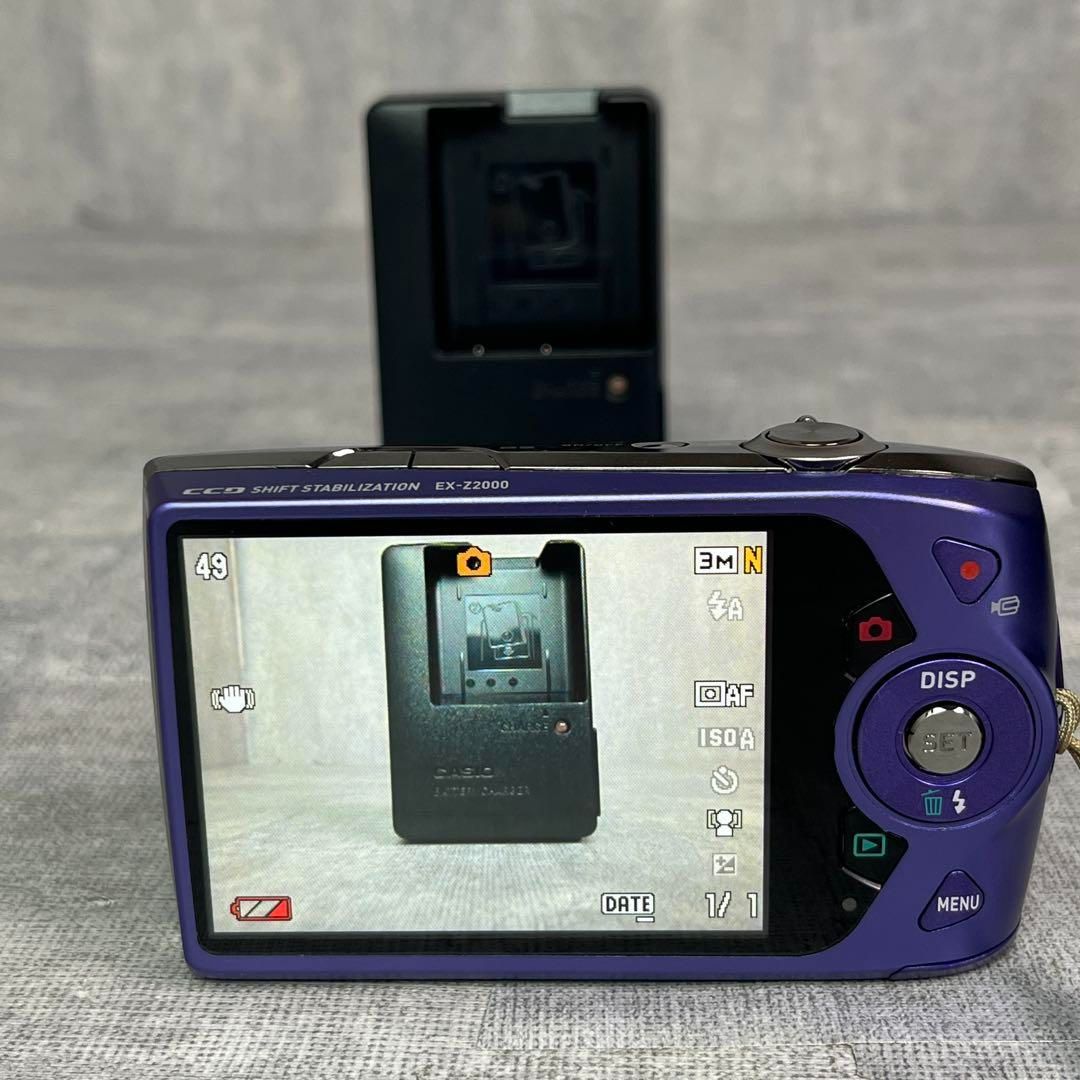 CASIO カシオ EXILIM EX-Z2000 エクシリム パープル 紫 バイオレット