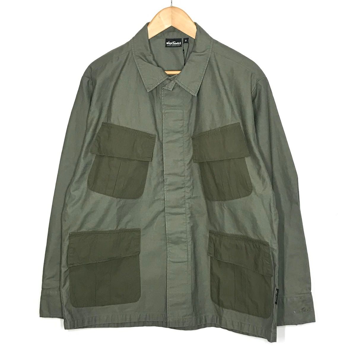 【倉吉店】 中古 WILD THINGS | ワイルドシングス ミリタリージャケット BACK SATIN FIELD JACKET WT21005AD ブラック サイズ：M 【92】 倉吉店】WILD THINGS | ワイルドシングス ミリタリージャケット BACK