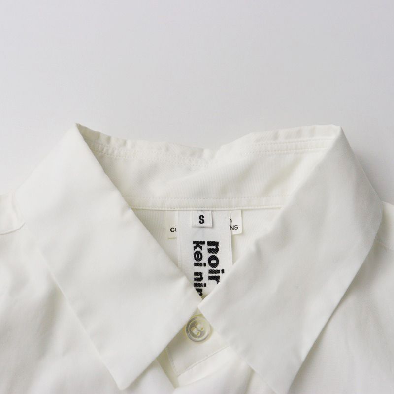 noir kei ninomiya 綿ブロードブラウス [3O-B005-051] – CREER
