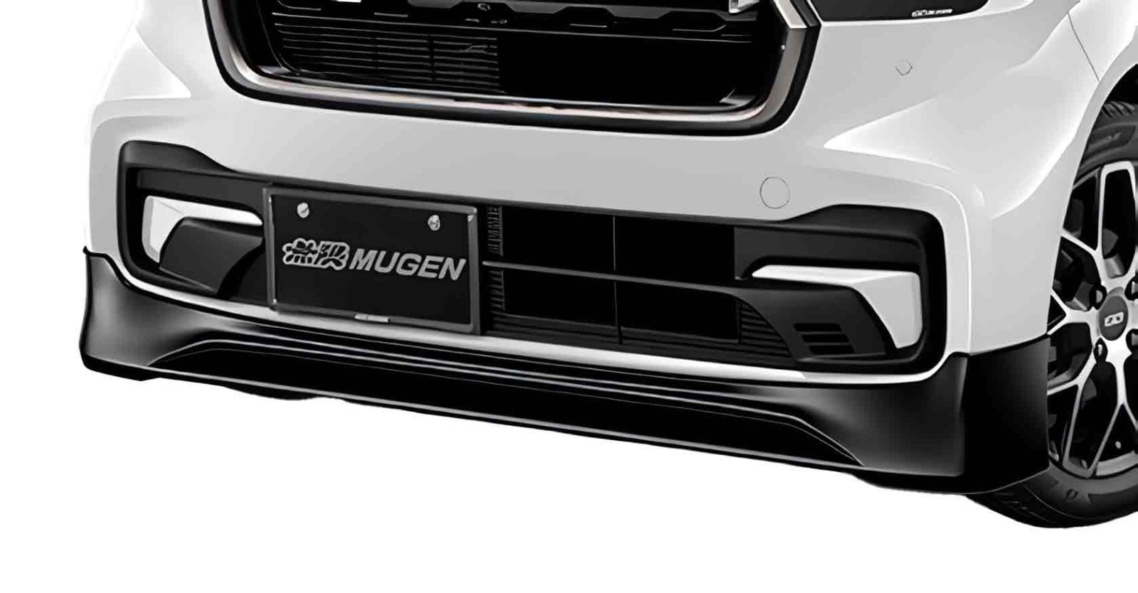 MUGEN 無限 フロントアンダースポイラー クリスタルブラック・パール 