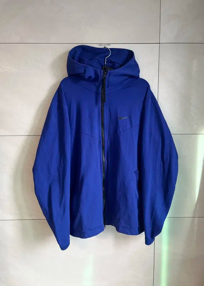 Nike ナイキ テックフィット フード付き ジップアップパーカー 青 2XL size