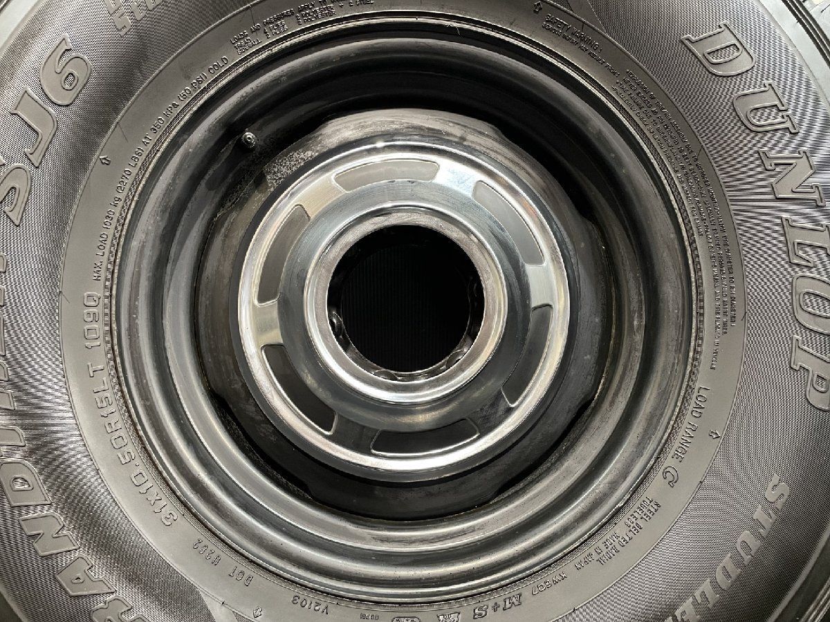 DUNLOP SJ6 31x10.50R15LT】スタッドレス【トヨタ 40ランクル 輸出