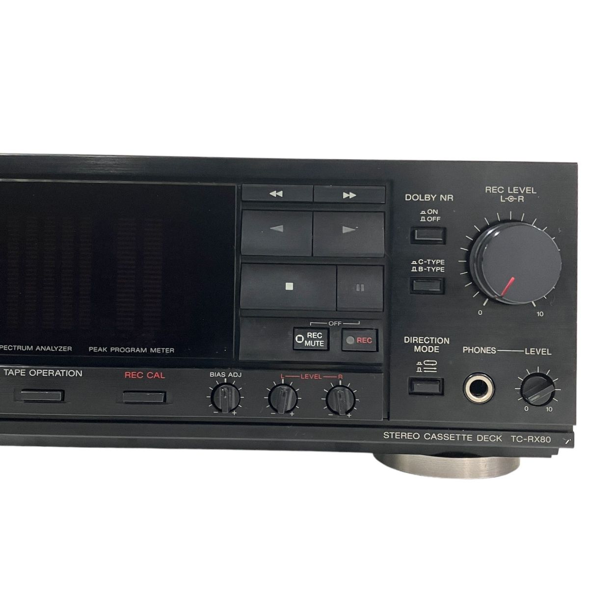 【動作保証】 SONY TC-RX80 STEREO CASSETTE DECK ステレオカセットデッキ カセット ソニー カセットデッキ 中古  T8943699