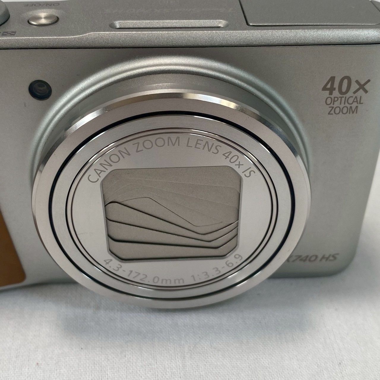 現状品】Canon/PowerShot/SX740/HS シルバー/本体/バッテリー
