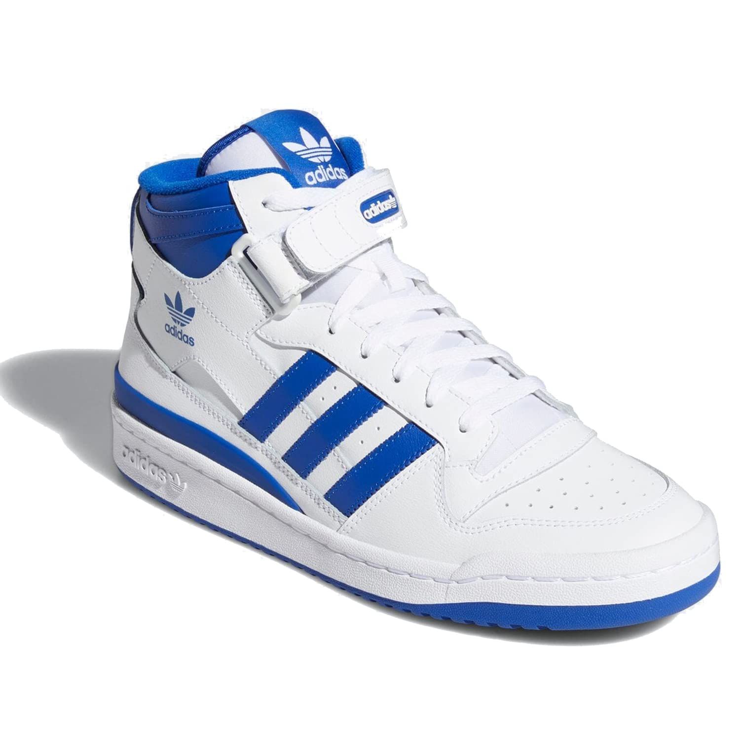 [アディダス] フォーラムミッド FORUM MID フットウェアホワイト/チームロイヤルブルー/フットウェアホワイト FY4976 27.0cm アディダスジャパン正規 [フットウェアホワイト/チームロイヤルブルー