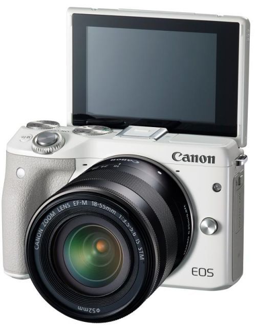 Canon ミラーレス一眼カメラ EOS M3 レンズキット(ホワイト) EF-M18-55mm F3.5-5.6 IS STM 付属 EO 中古 Canon キャノン ミラーレス一眼カメラ EOS M3 レンズキット
