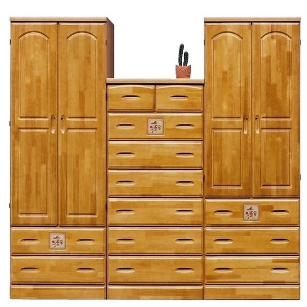 ハイチェスト タンス 7段 幅60cm ライトブラウン 木製 日本製