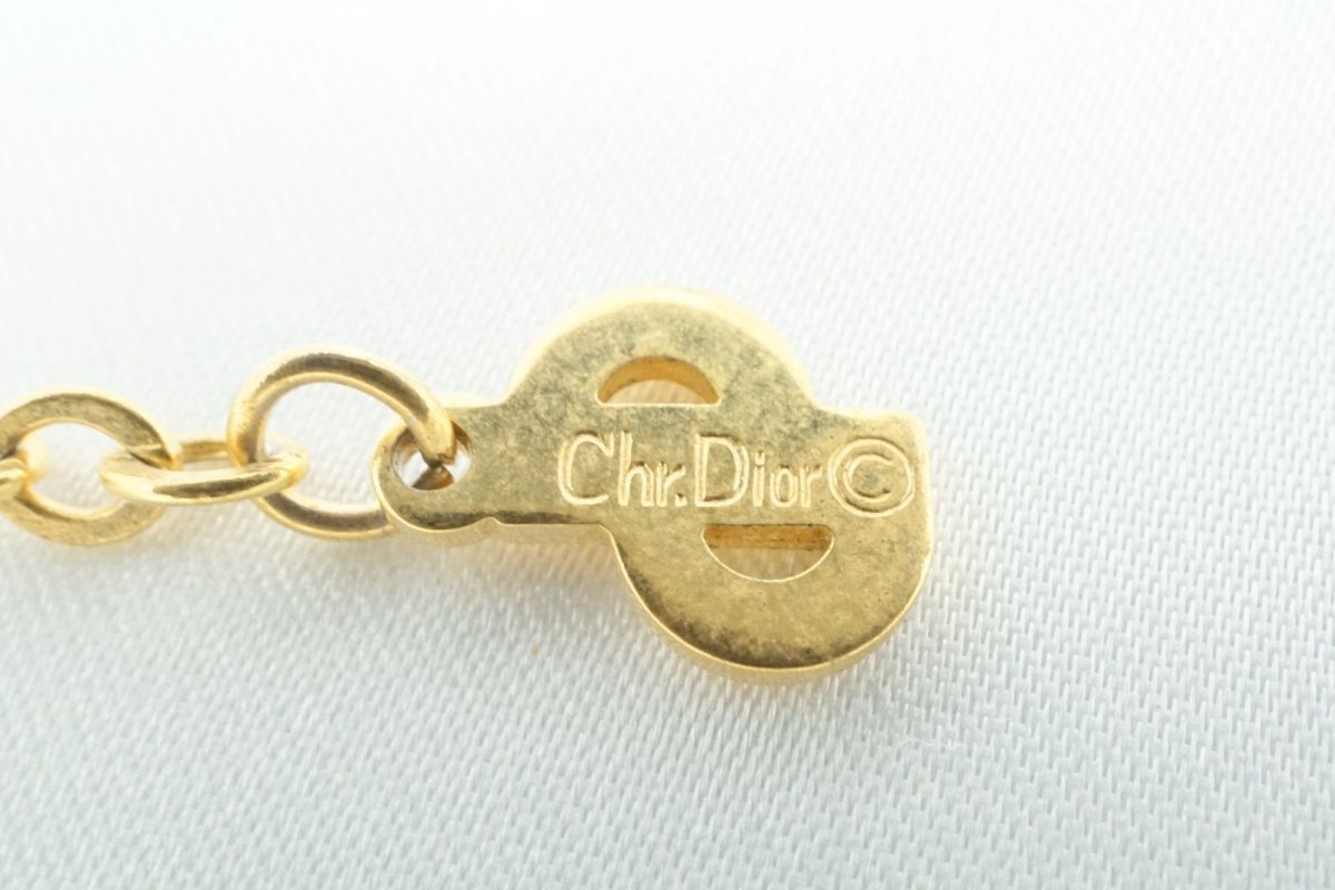 最高品質の 送料込✨美品 Christian Dior ネックレス ゴールド