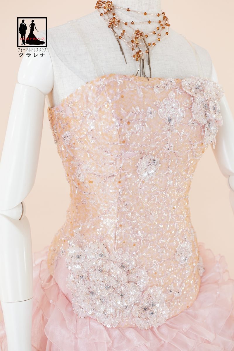 フォーマル衣装》カラードレス 7-11号 (CLC5141) クラレナ 【裾上げ  