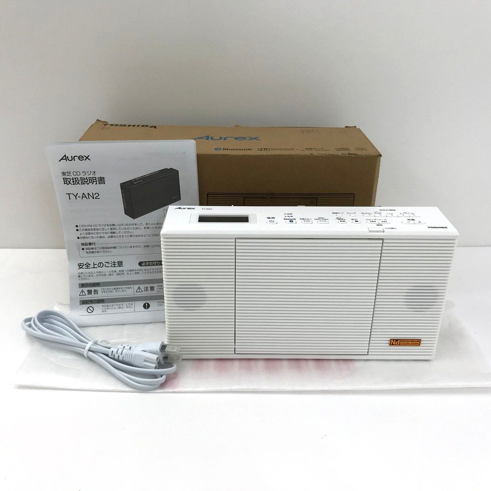 未使用品】東芝CDラジオ箱汚れ、キズ有り