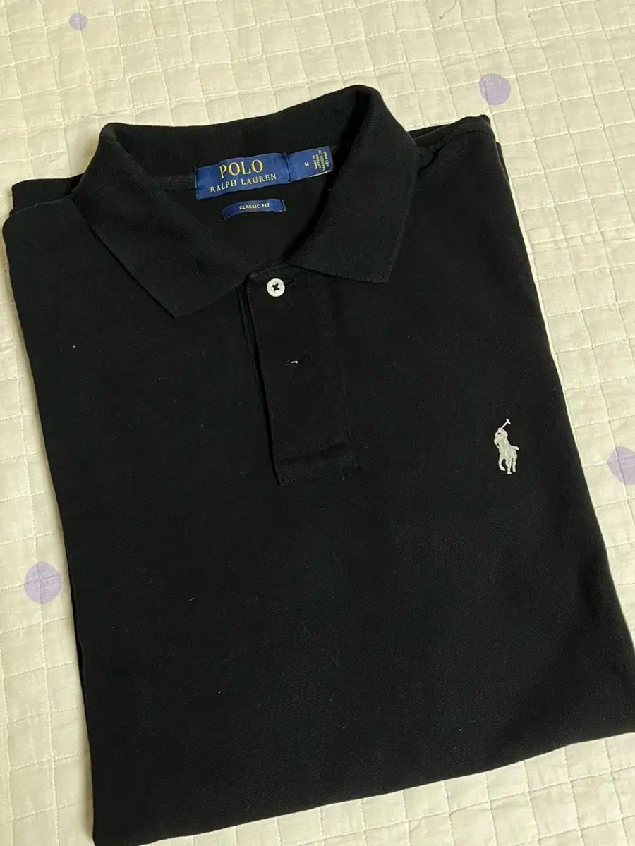 【雷市場（ポンジャン）商品韓国直送】ポロ クラシックフィット m サイズ ブラック ポロTシャツ 出品