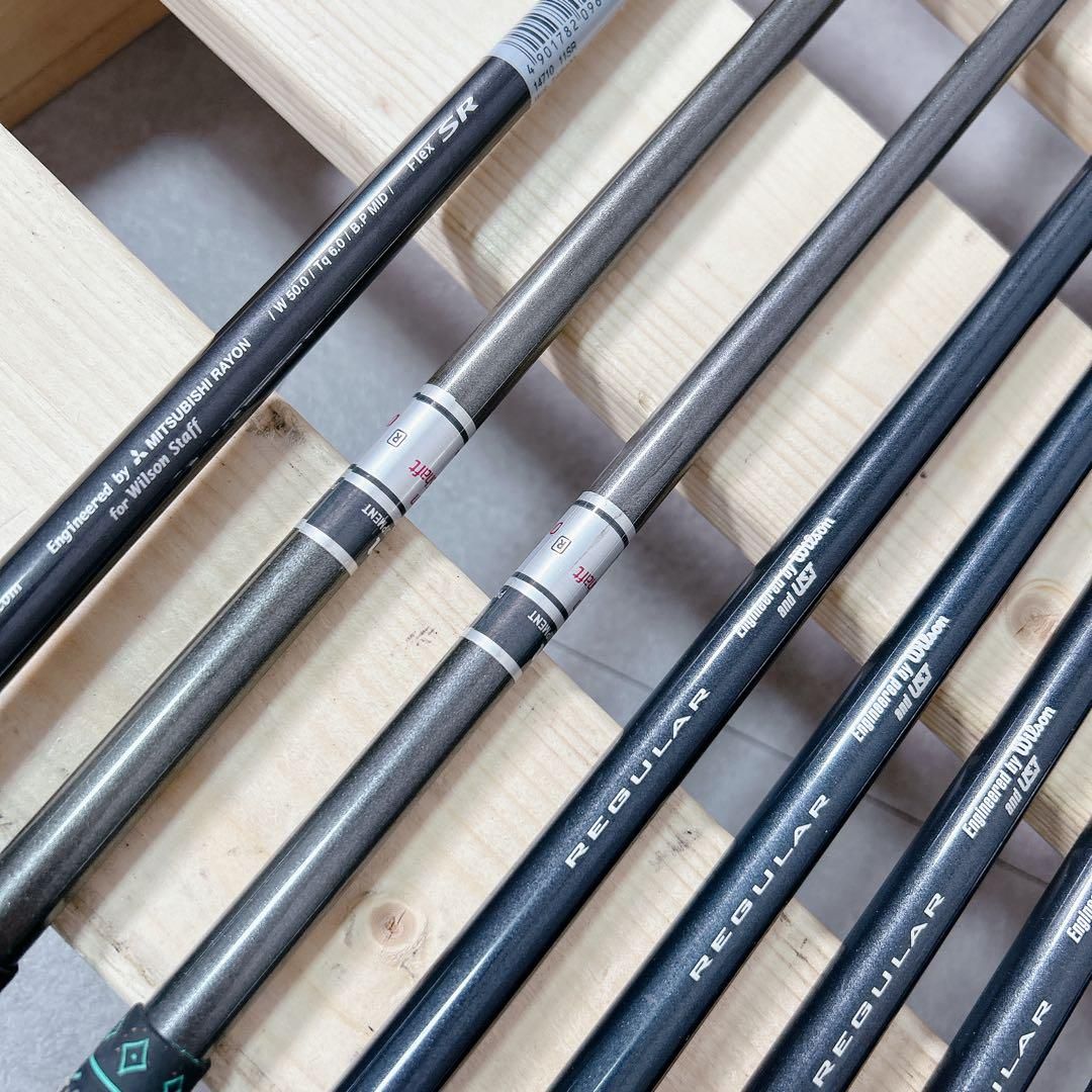 只今タイムセール中。 X611 ウィルソン 他 メンズ ゴルフ クラブ セット 13点 入門