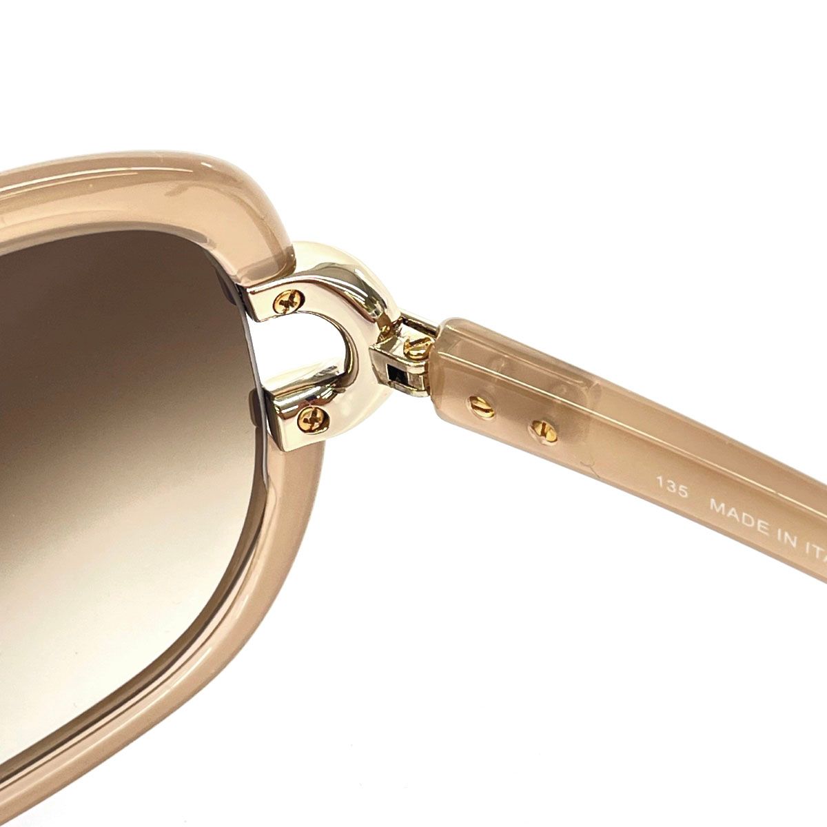 【美品】Chloe サングラス 美品 Chloe クロエ サングラス CE672SA グレージュ レディース