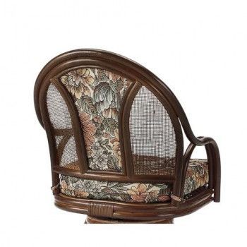 今枝商店 Romantic Rattan 籐ラウンドチェア 回転座椅子 ロータイプ S521B