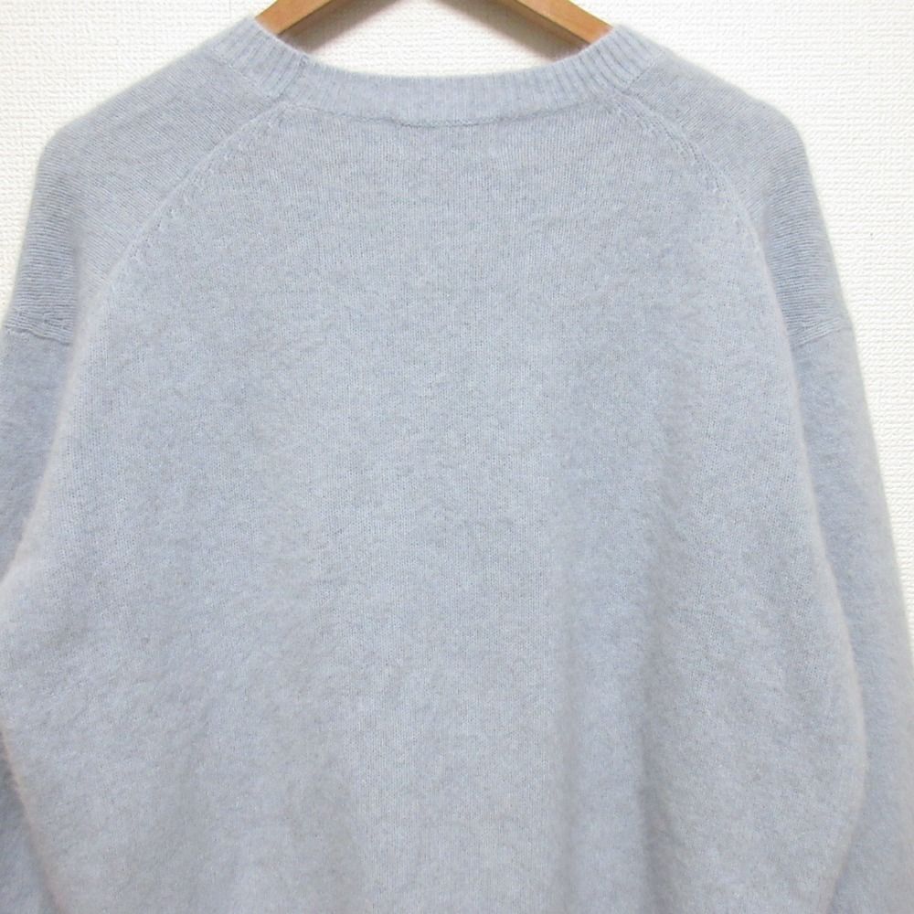 美品 24AW SLOBE IENA スローブイエナ フォックスウールカシミヤプルオーバー ニット セーター 24080912219040 サックスブルー レディース 古着 中古 USED 美品 24AW SLOBE IENA スローブイエナ フォックスウールカシミヤ
