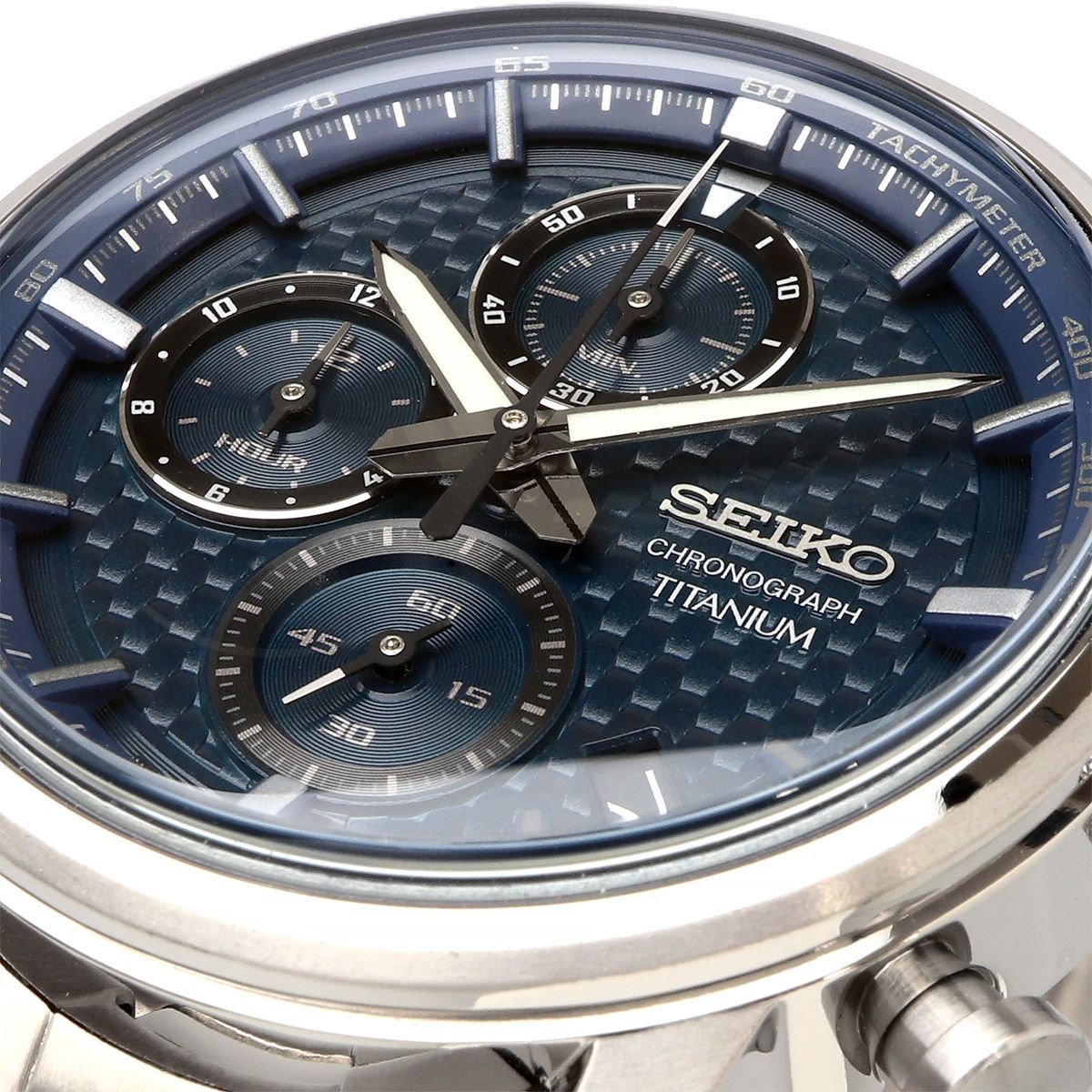 新品 未使用 時計 SEIKO 腕時計 セイコー クロノグラフ チタニウム 