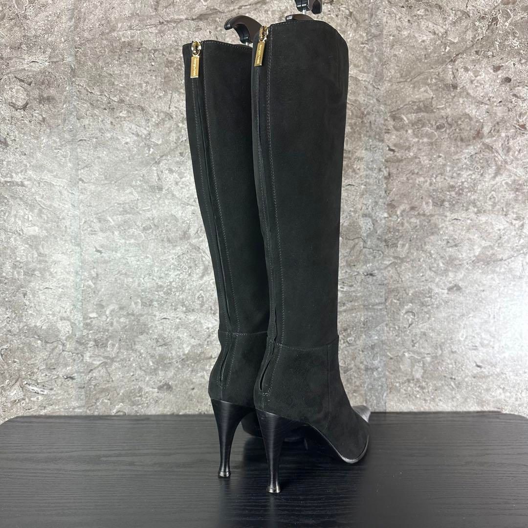sergio rossi 美 ロングブーツ ブラック 完売 セルジオロッシ 限定 23cm Sergio Rossi(セルジオロッシ) ロングブーツ(レディース) - 海外