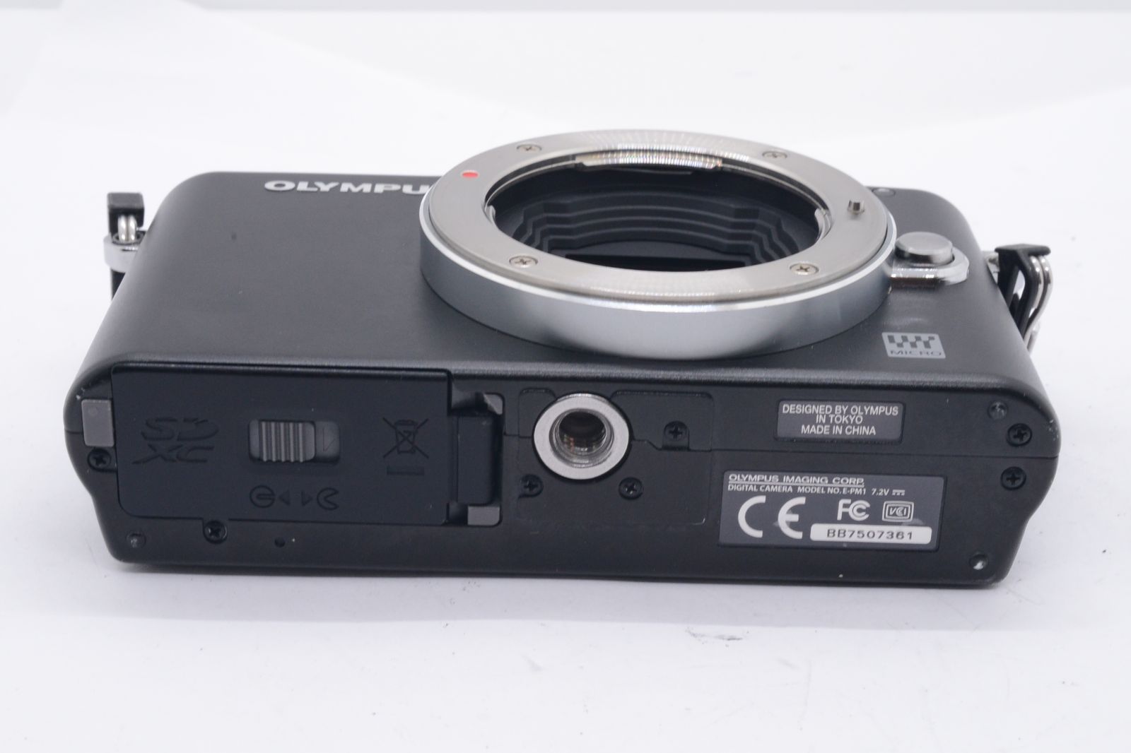 美品 OLYMPUS PEN Mini E-PM1 公式 シャッター回数963回 ブラック METN0001