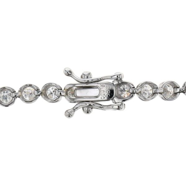 大切な Pt850 一連 2.00ct ダイヤモンド テニスブレスレット プラチナ アクセサリー