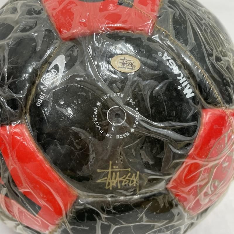 思いやりのある STUSSY ステューシー その他ファッション小物 MIKASA × GALLERY1950 トリプル コラボ サッカーボール 発送不可