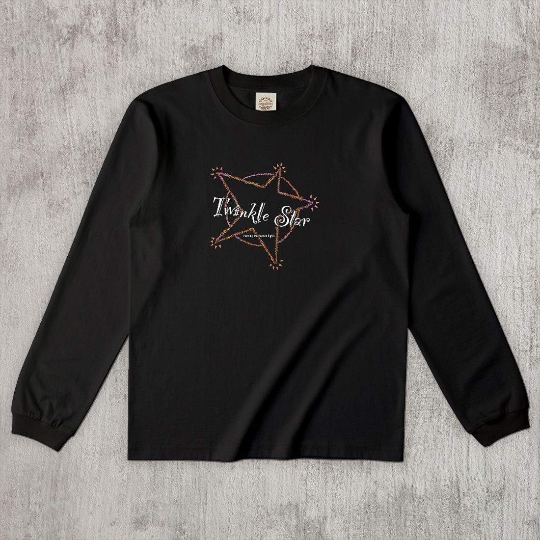 グラフィックロングTシャツ　Twinkle Star Color -Long-