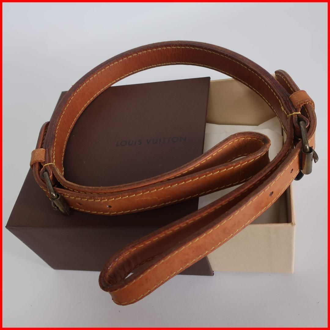 ヴィトン Louis Vuitton ショルダーストラップ ヌメ革 ヴィンテージ 箱 Branded box Authentic Mint