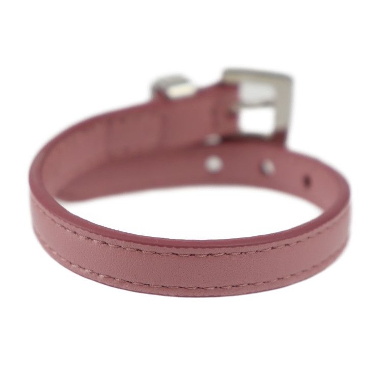MIUMIU ミュウミュウ ブレスレット 51B094 レザー クリスタル ROSA