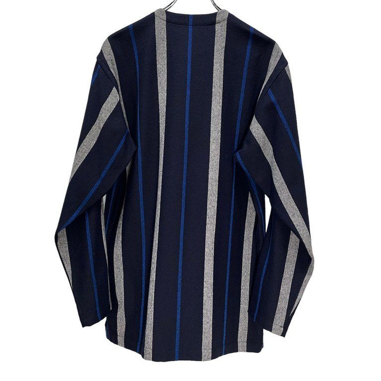 Y’s for men ブルゾン ジャケット ストライプ Y's for men 赤タグ ウールフラノノーカラーストライプ