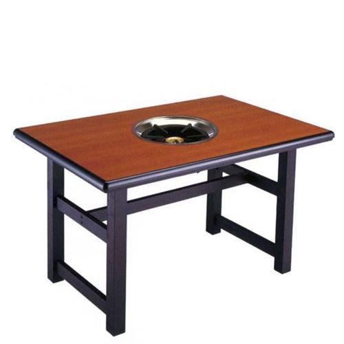 鍋物テーブル SCC-158LB 1587 22S ブラウン LP |業務用| |