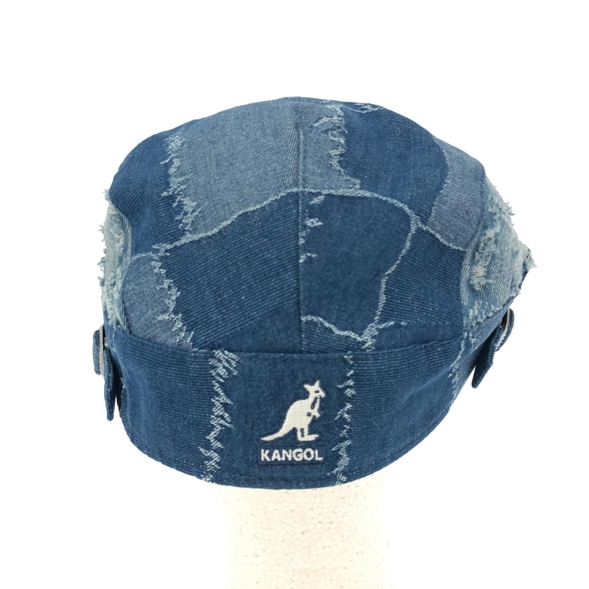 【新品タグ付き】KANGOL デニムパッチワーク　ハンチング Amazon.co.jp: [カンゴール] デニム パッチワーク ハンチング