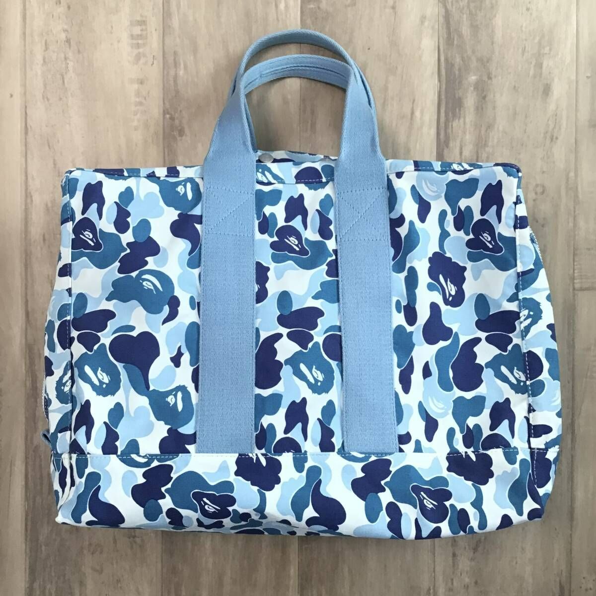 初期 ABC camo Blue ボストン バッグ a bathing ape BAPE Travel BAG エイプ ベイプ アベイシングエイプ 裏原宿 NIGO 迷彩