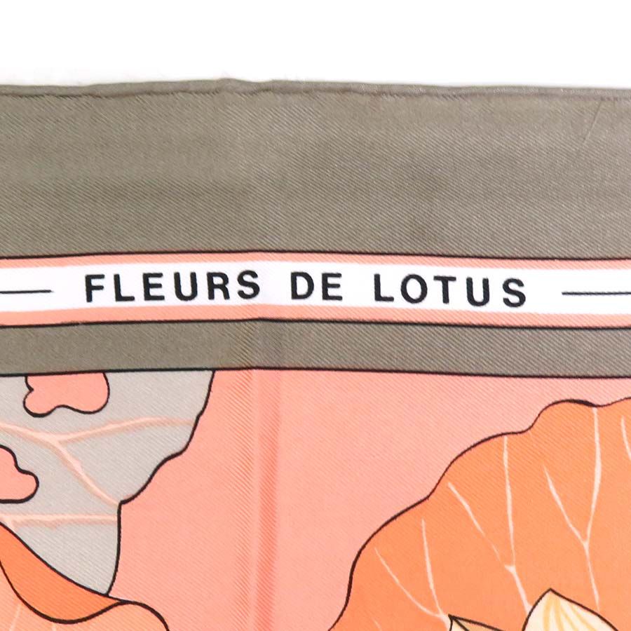 エルメス HERMES スカーフ カレ90 FLEURS DE LOTUS - メルカリ