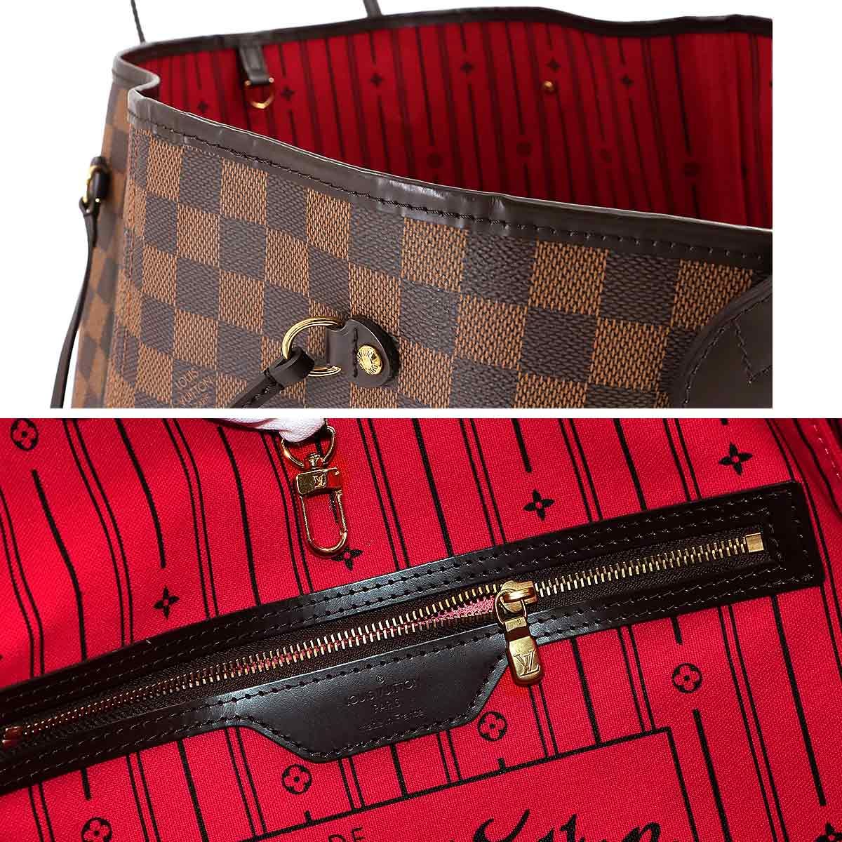 ルイ ヴィトン LOUIS VUITTON ダミエ ネヴァーフル GM トート バッグ エベヌ スリーズ N51106 ゴールド 金具  90237570 - メルカリ