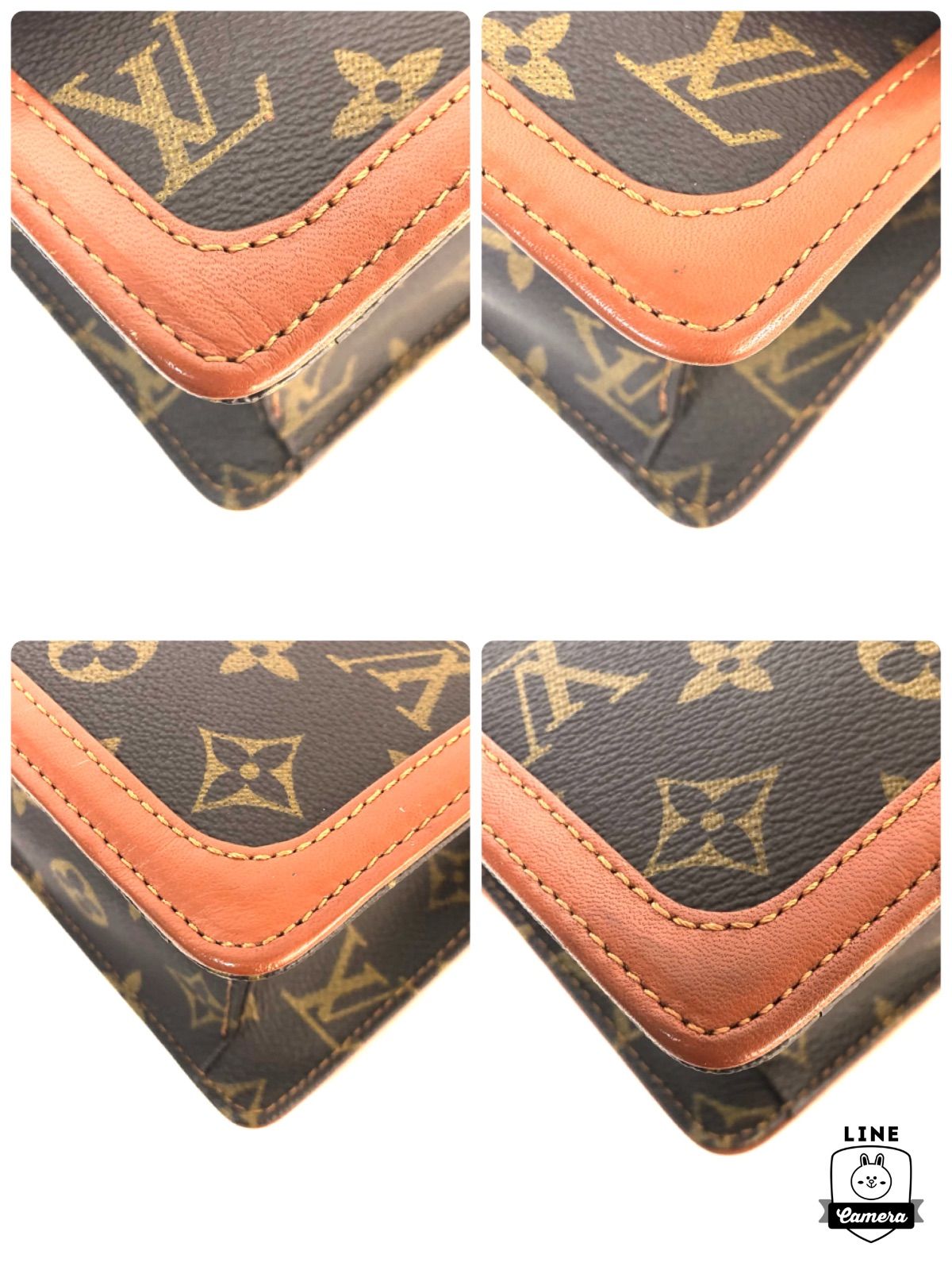 □極美品□鑑定済み□LOUIS VUITTON ルイヴィトン モノグラム ポシェットダムGM クラッチバッグ パーティーバッグ セカンドバッグ  PVC×レザー ブラウン ゴールド金具 フランス製 - メルカリ