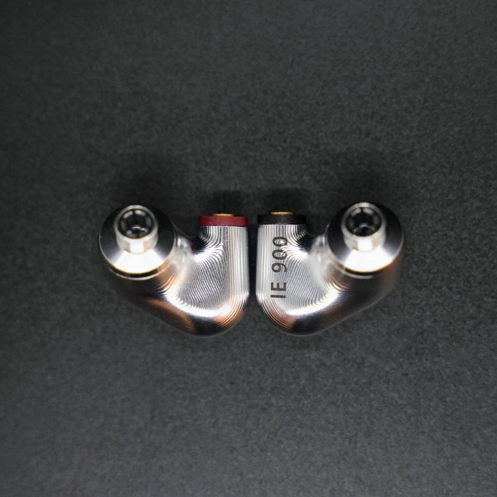 試作品 DIY IE900 OEM 7mm X3Rユニット使用 標準MMCX改良 シルバー系