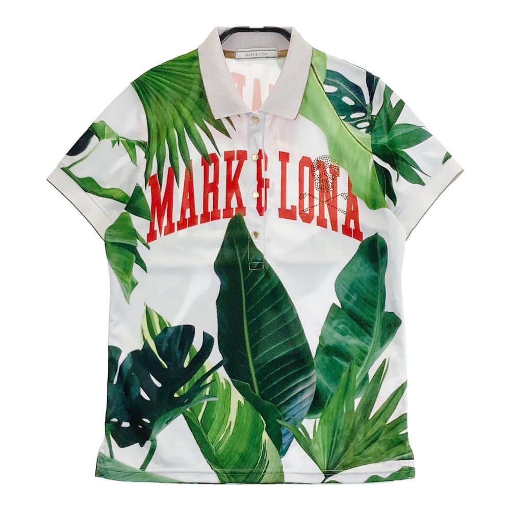 サイズ：M MARK&LONA マークアンドロナ 半袖ポロシャツ ボタニカル
