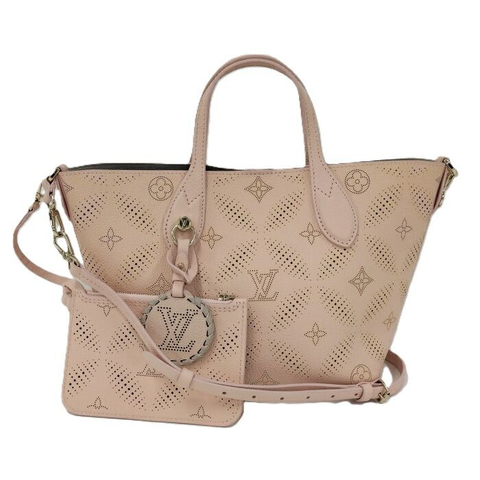 LOUIS VUITTON ブロッサム PM 2WAYバッグ モノグラム マヒナ レザー ピンク M23196