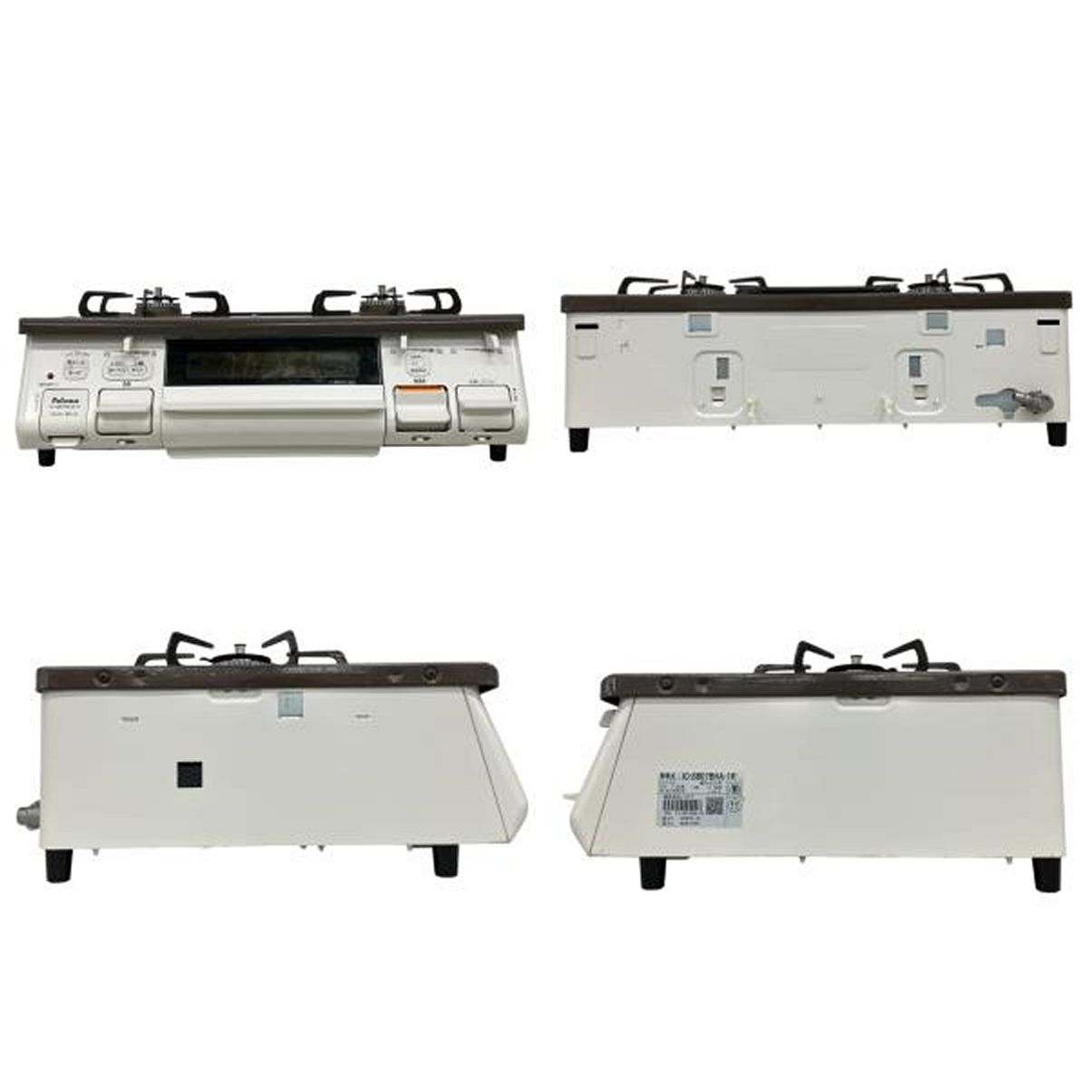 208＊中古品 Paloma パロマ 2口 ガスコンロ LPガス用 2019年製 IC-S87K-L グリル付き ガステーブル ホース付き  動作確認済み＊｜家電、AV、カメラ