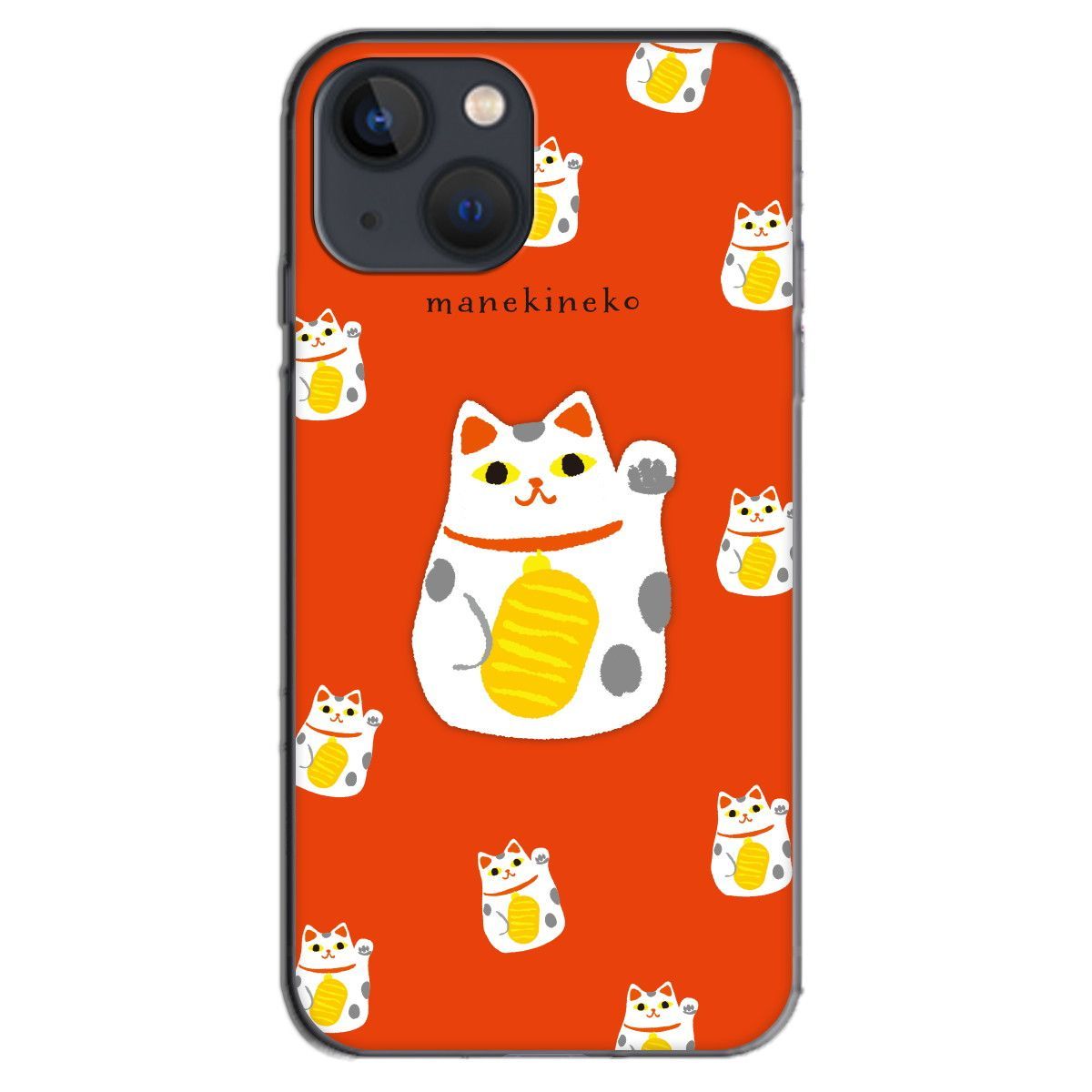 iPhone13他 招き猫 スマホケース ほぼ全機種対応 - メルカリ